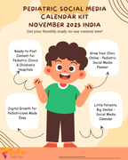 Pediatric - Healthcare Social Media Calendar Kit November 2025