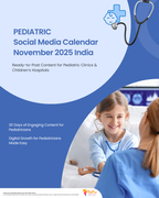 Pediatric - Healthcare Social Media Calendar Kit November 2025