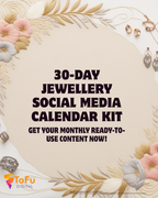 Jewellery Brand Social Media Planner — 30 Days of Posts