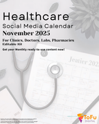 Healthcare Social Media Calendar Kit November 2025